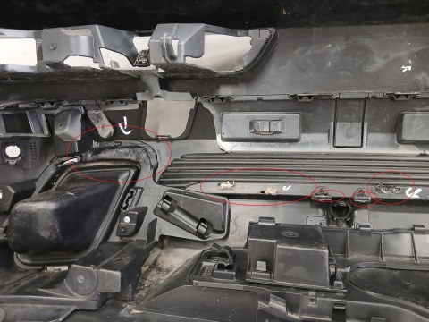 Zderzak tył tylny Citroen DS7 Crossback 17-
