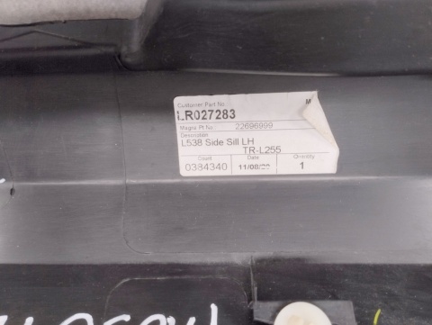 Listwa progowa lewa Range Rover Evoque BJ32-10155 L538 11-18