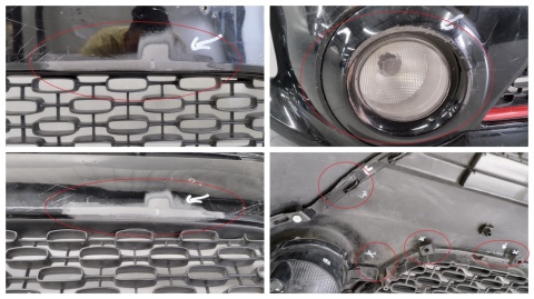 Zderzak przód Kia Picanto 2 II Sport Lift 15-17