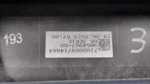 KLAPA BMW IX I20 2021 TYŁ TYLNA BLENDA