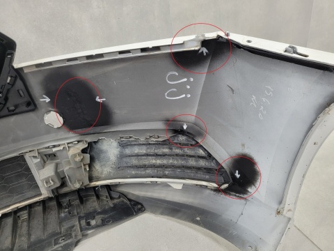 Zderzak przód przedni Skoda Fabia 3 III 6V0 Lift 18-21