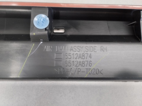 Listwa progowa prawa Mitsubishi Space Star II 12-24 6512a874