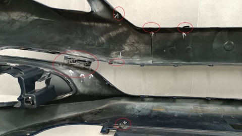 Zderzak przód przedni Peugeot 301 Lift 17-