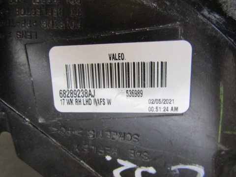 LAMPA PRZÓD JEEP GRAND CHEROKEE WK2 KSENON NIESKRĘTNY 13-16 RH PRAWA