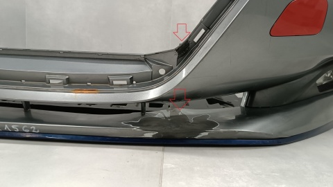 Zderzak przód przedni Nissan Leaf 2 II ZE1 NISMO 17- / + osłona + spojler + halogeny