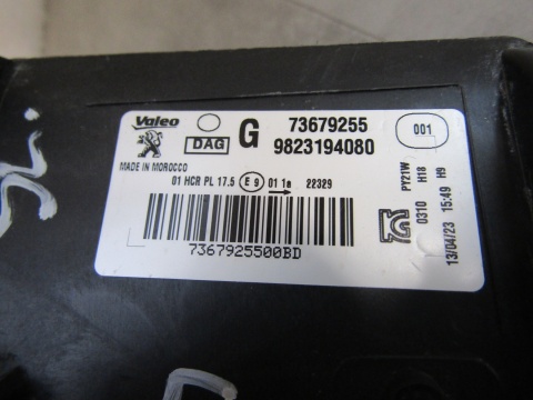 LAMPA PRZÓD PEUGEOT 208 II 2 2008 II 2 ZWYKŁA 19-23 LEWA LH 9823194080
