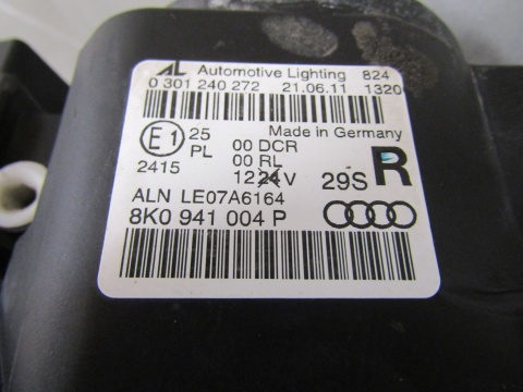 Lampa przód Audi A4 B8 KSENON XENON NIESKRĘTNY 07-11 RH PRAWA 8K0941004P