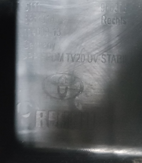Kratka prawa zderzaka przód przednia Toyota Supra GR 19-23
